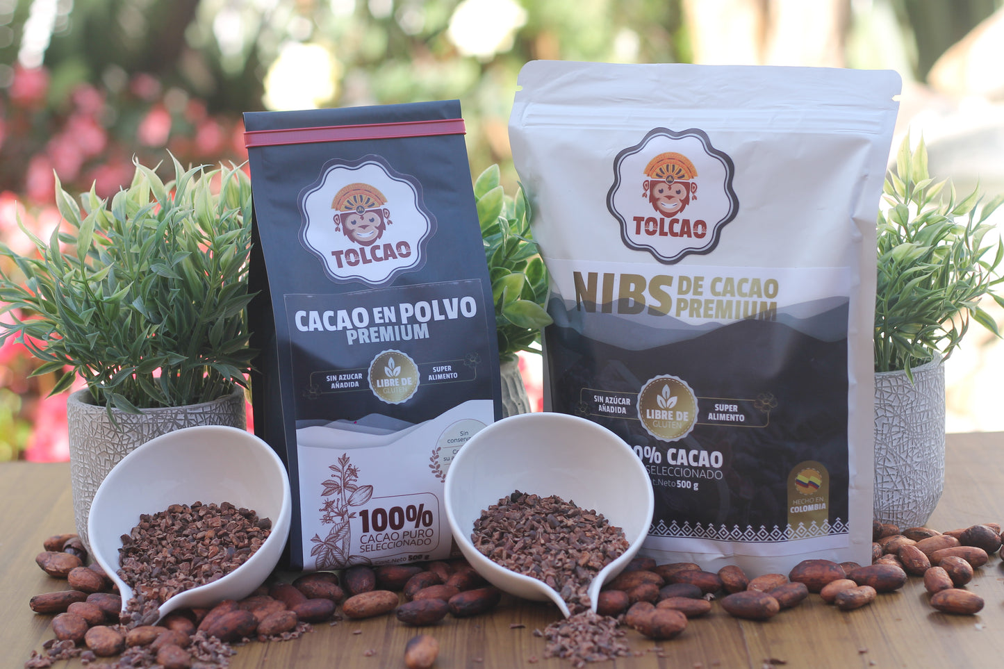 Combo Saludable: Cacao en Polvo + Nibs de Cacao